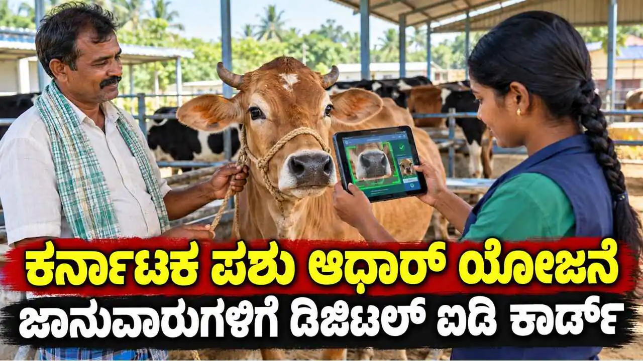 ಕರ್ನಾಟಕ ಪಶು ಆಧಾರ್ ಯೋಜನೆ: ರೈತರೇ, ನಿಮ್ಮ ಜಾನುವಾರುಗಳಿಗೆ ಡಿಜಿಟಲ್ ಐಡಿ ಕಾರ್ಡ್