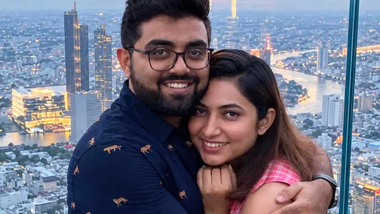 Smit Machchhar with Wife