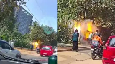 ಬೆಂಗಳೂರು ಯಲಹಂಕ ಸಮೀಪ ಅಮೆಜಾನ್ ಕಚೇರಿ ಬಳಿ ಭಾರೀ ಸ್ಫೋಟ, ಪಾದಚಾರಿಗೆ ಗಾಯ