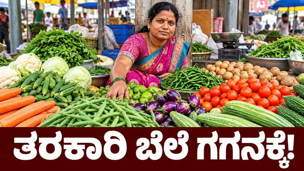 ತರಕಾರಿ ಬೆಲೆ ಗಗನಕ್ಕೆ! ಈರುಳ್ಳಿ, ಅಕ್ಕಿ, ಬೇಳೆ ಸೇರಿದಂತೆ ಅಗತ್ಯ ವಸ್ತುಗಳ ದರ ಭಾರೀ ಏರಿಕೆ