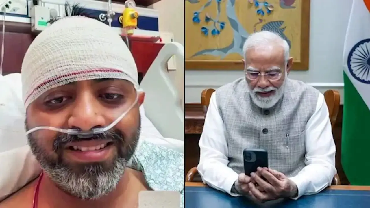 smit Machhar with Modi